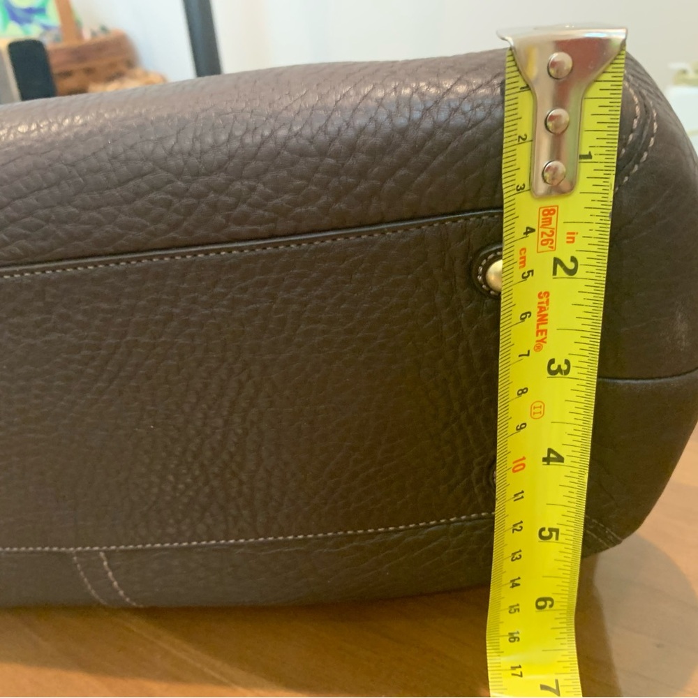 Coach Brown Leather Shoulder Bag - Picture 6 of 10